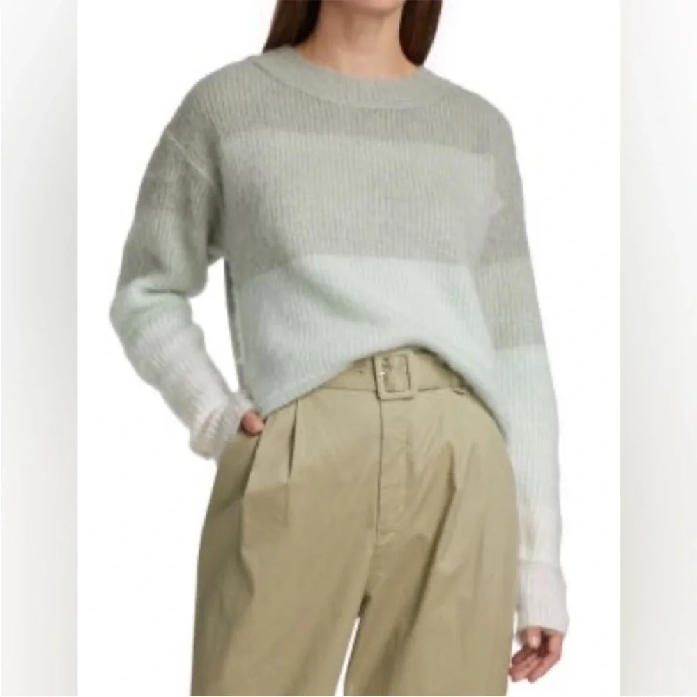 Free People Autumn Sky Pullover Wool Blend Sweater  size XS